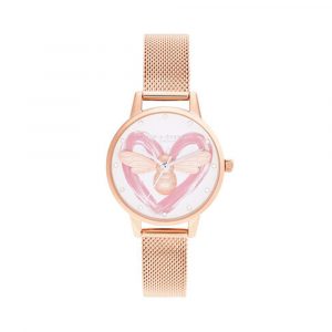 Đồng hồ Olivia Burton Nữ OB16FB01 Dây Mesh 30mm