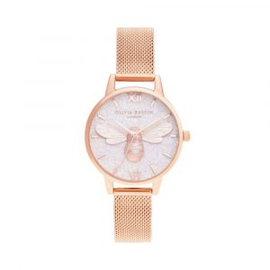 Đồng hồ Olivia Burton Nữ OB16FB04 Dây Mesh 30mm