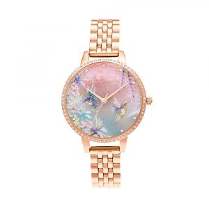 Đồng hồ Olivia Burton Nữ OB16PP60 Dây Thép Không Gỉ 30mm