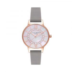 Đồng hồ Olivia Burton Nữ OB16WD92 Dây Da 30mm