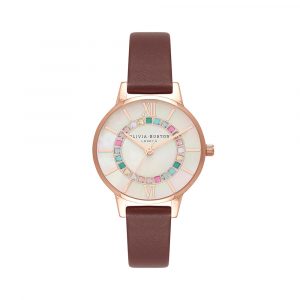 Đồng hồ Olivia Burton Nữ OB16WD98 Dây Da 30mm