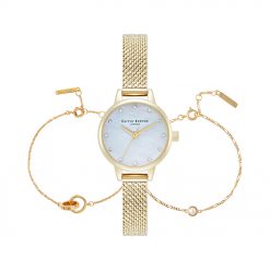 Đồng hồ Olivia Burton Nữ OBGSET167 Dây Mesh 23mm
