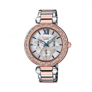 Đồng hồ Casio Nữ SHE-3061SPG-7BUDF Dây Thép Không Gỉ 41mm