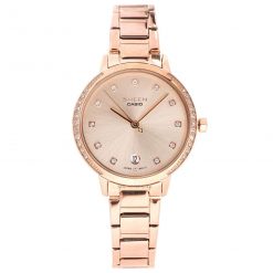 Đồng hồ Casio Nữ SHE-4056PG-4AUDF Dây Kim Loại 32mm