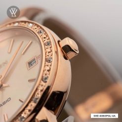 Casio 28mm Nữ SHE-4060PGL-4AUDF - Ảnh 4