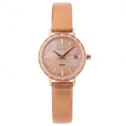 Đồng hồ Casio Nữ SHE-4060PGL-4AUDF Dây Da 27.8mm