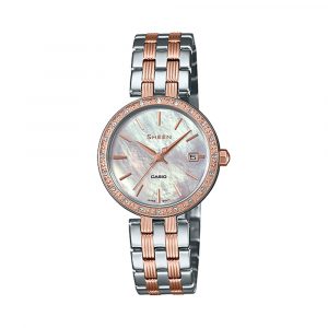 Đồng hồ Casio Nữ SHE-4060SG-7AUDF Dây Thép Không Gỉ 34mm