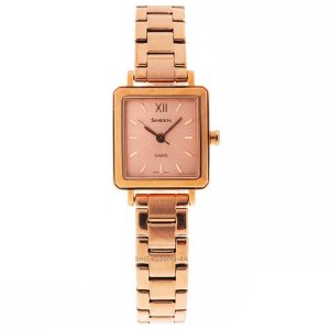 Đồng hồ Casio Nữ SHE-4538PG-4AUDF Dây Kim Loại 22mm