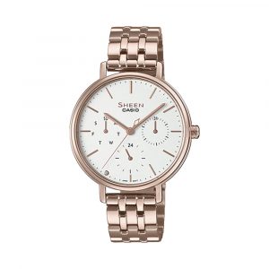 Đồng hồ Casio Unisex SHE-4541CG-7AUDF Dây Thép Không Gỉ 39.6mm