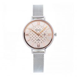 Đồng hồ Casio Nữ SHE-4059M-4AUDF Dây Mesh 41x34mm