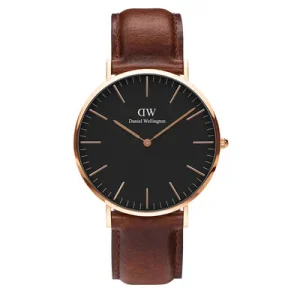 Đồng hồ Daniel Wellington Nam DW00100124 Dây Da 40mm