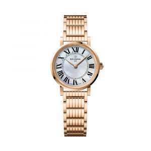 Đồng hồ Silvana Nữ SR12QRR15R Dây Thép Không Gỉ Mạ Vàng 28mm