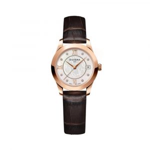 Đồng hồ Silvana Nữ SR28QRR6BCB Dây Da 28mm