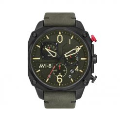 Đồng hồ AVI-8 Nam AV-4052-08 Dây Da 45mm