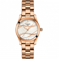 Đồng hồ Tissot Nữ T112.210.33.111.00 Dây Thép Không Gỉ Mạ Vàng 30mm