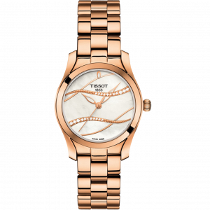 Đồng hồ Tissot Nữ T112.210.33.111.00 Dây Thép Không Gỉ Mạ Vàng 30mm