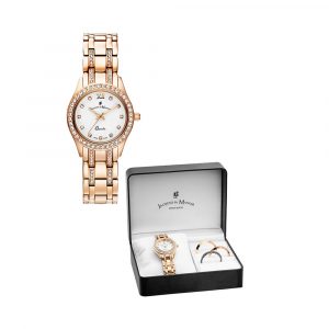 Đồng hồ Jacques du Manoir Nữ BAG.03 Dây Thép Không Gỉ 30mm