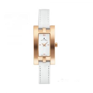 Đồng hồ Jacques du Manoir Nữ JDWDT.1-TN-WH Dây Da 20mm