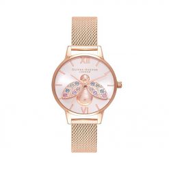 Đồng hồ Olivia Burton Nữ OB16RB28 Dây Mesh 30mm
