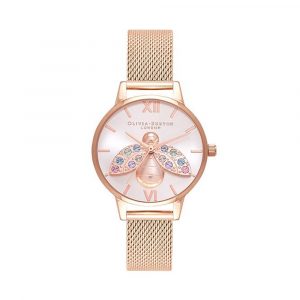 Đồng hồ Olivia Burton Nữ OB16RB28 Dây Mesh 30mm