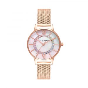 Đồng hồ Olivia Burton Nữ OB16WD95 Dây Mesh 30mm