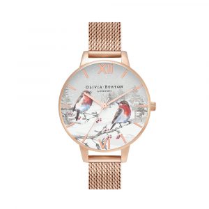 Đồng hồ Olivia Burton Nữ OB16WL93 Dây Mesh 34mm