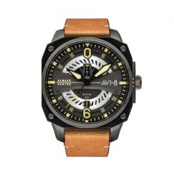 Đồng hồ AVI-8 Nam AV-4057-04 Dây Da 45mm