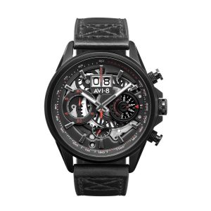 Đồng hồ AVI-8 Nam AV-4065-05 Dây Da 45mm