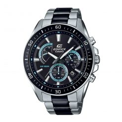 Đồng hồ Casio Nam EFR-552SBK-1AVUDF Dây Thép Không Gỉ 47mm