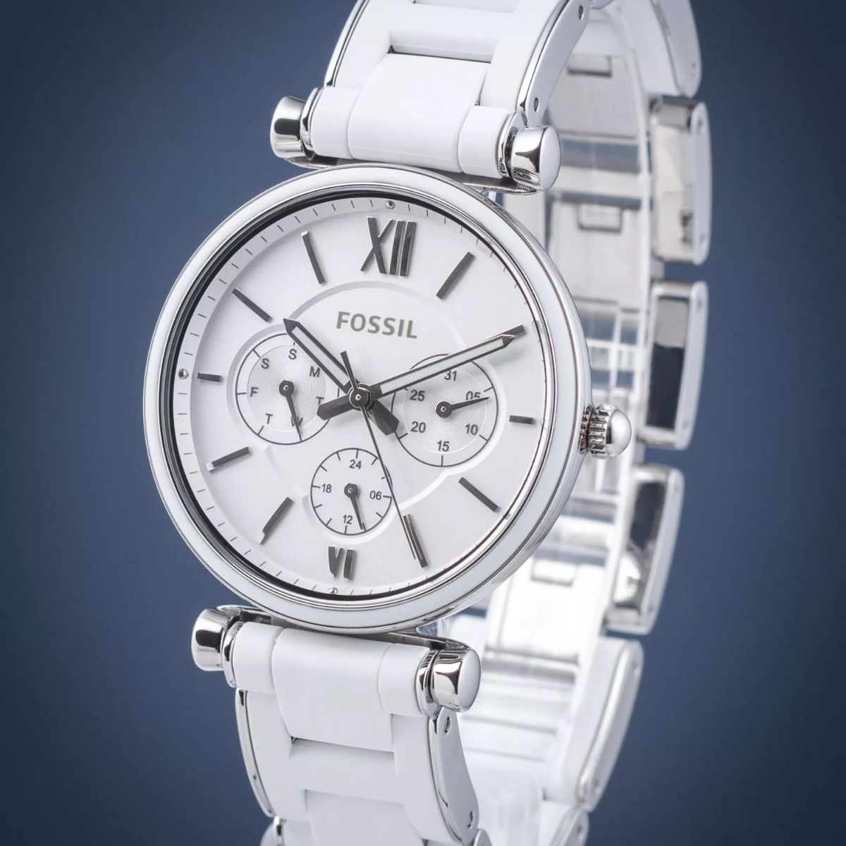 Đồng hồ Fossil Nữ ES4605 Dây Thép Không Gỉ 38mm - Ảnh 4