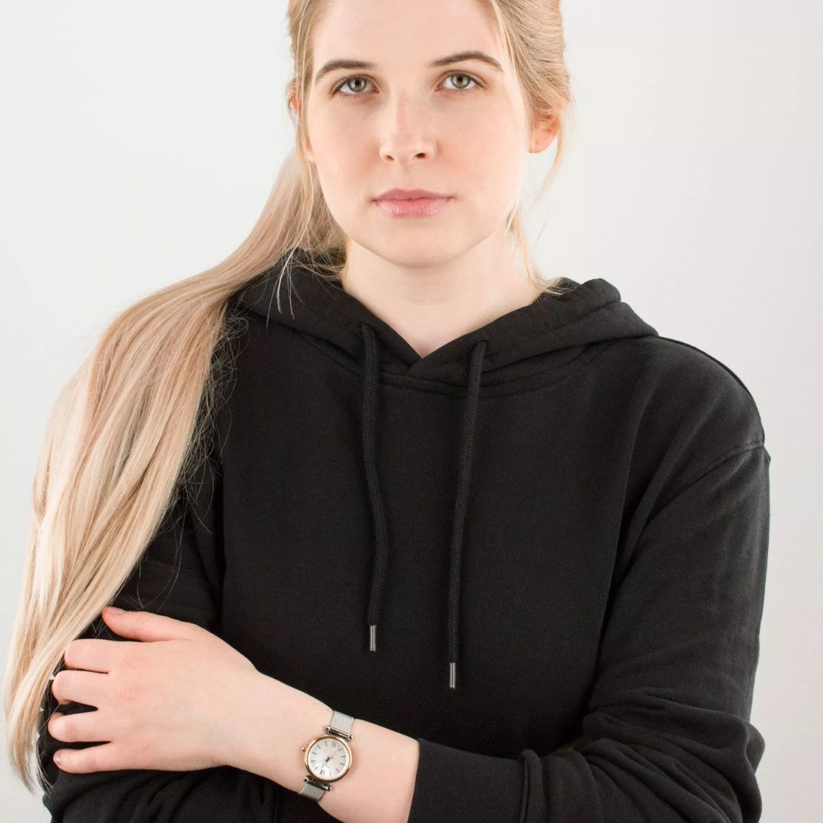 Đồng hồ Fossil Nữ ES4614 Dây Mesh 28mm - Ảnh 3