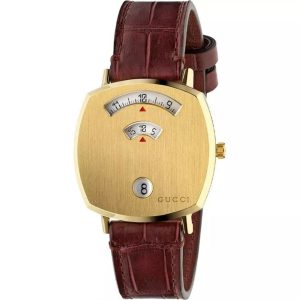 Đồng hồ Gucci Unisex YA157411 Dây Da 38mm