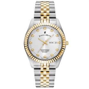 Đồng hồ Jacques du Manoir Nam JWG00303 Dây Thép Không Gỉ 40mm