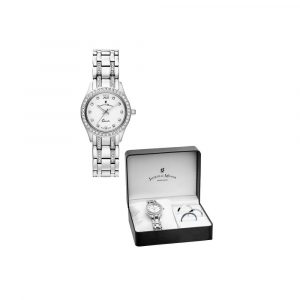 Đồng hồ Jacques du Manoir Nữ BAG.02 Dây Kim Loại 34mm