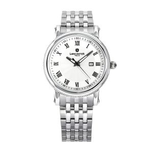Đồng hồ Lancaster Nam OLA0689MB/SS/BN Dây Kim Loại 44mm