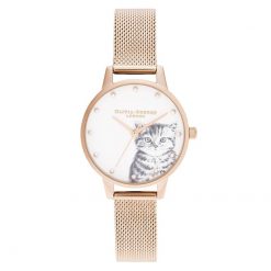 Đồng hồ Olivia Burton Nữ OB16WL88 Dây Mesh 30mm