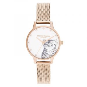 Đồng hồ Olivia Burton Nữ OB16WL88 Dây Mesh 30mm