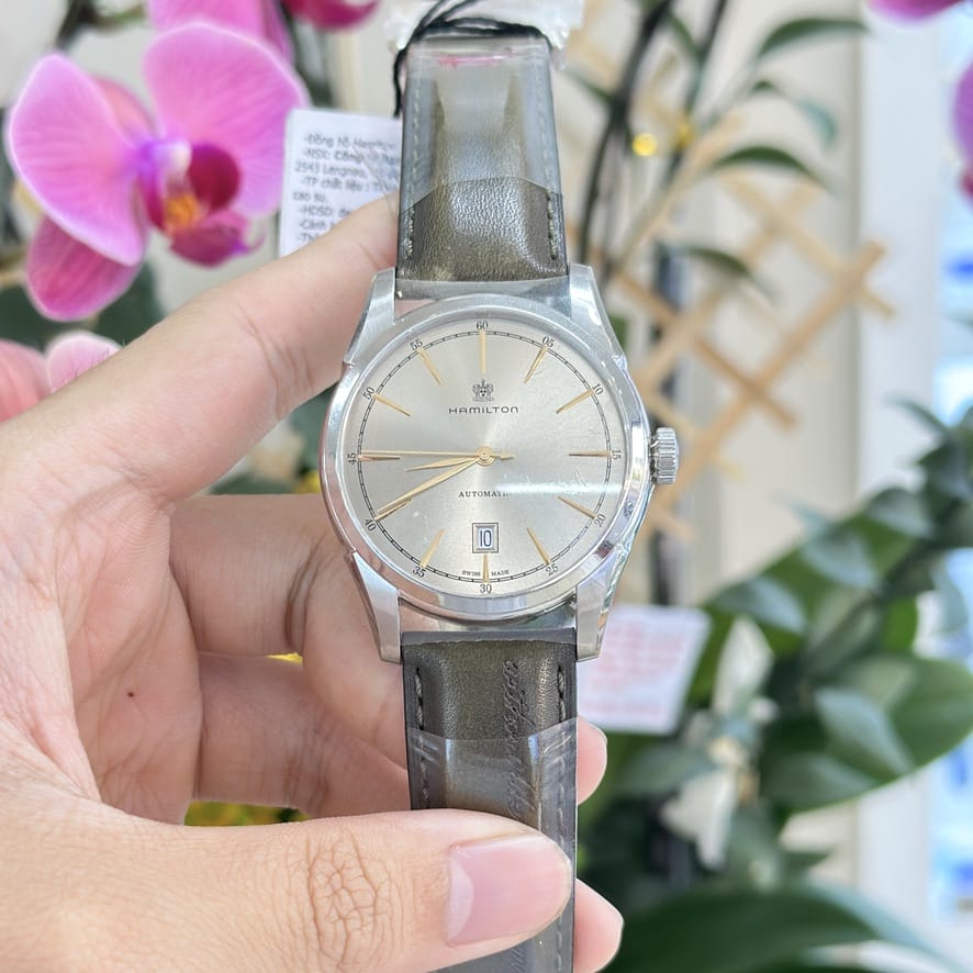 Đồng hồ Hamilton Nam H42.415.801 Dây Da 42mm - Ảnh 2
